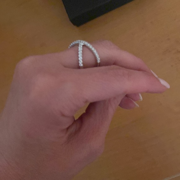 Nadri Sterling silver cubic zirconia ring - Picture 2 of 4